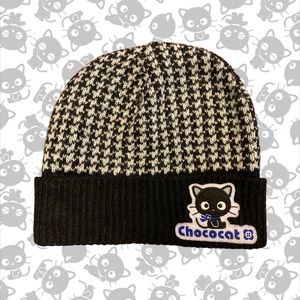 Rare Vintage Chococat houndstooth Beanie